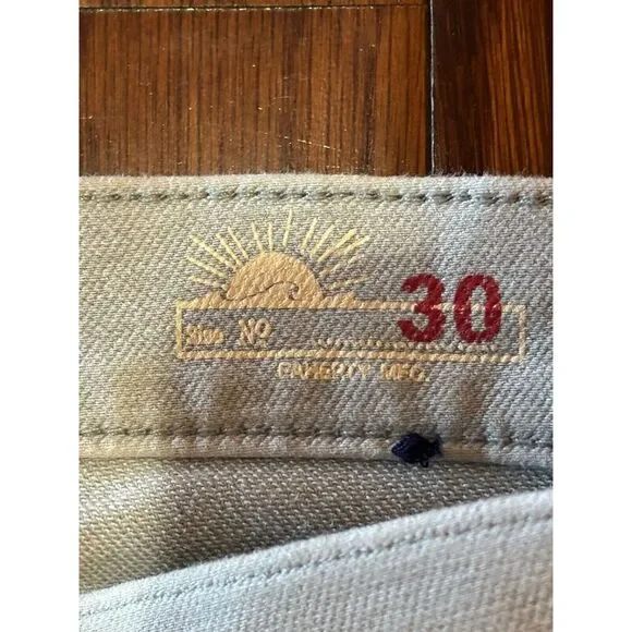 Faherty Stretch Terry 5-Pocket Pants Mens 30 x 28 Light Blue - Picture 2 of 6